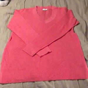 Pink V Neck